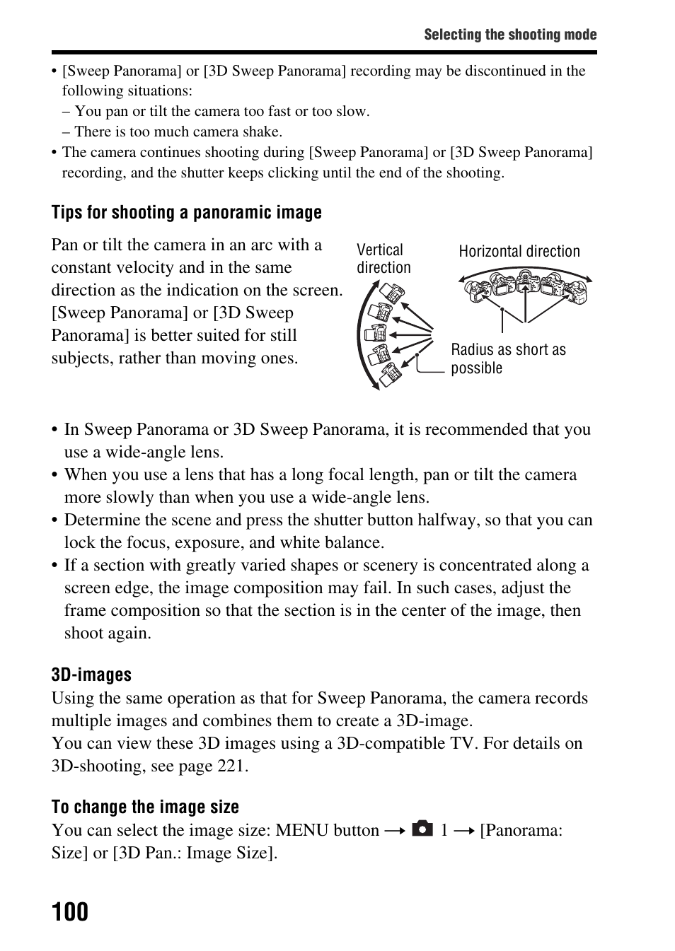 Sony SLT-A77VM User Manual | Page 100 / 242