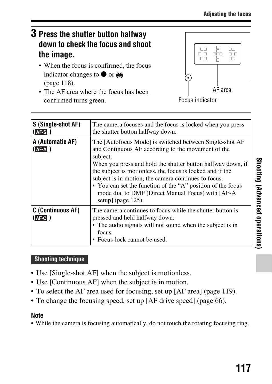 Sony SLT-A77VM User Manual | Page 117 / 242