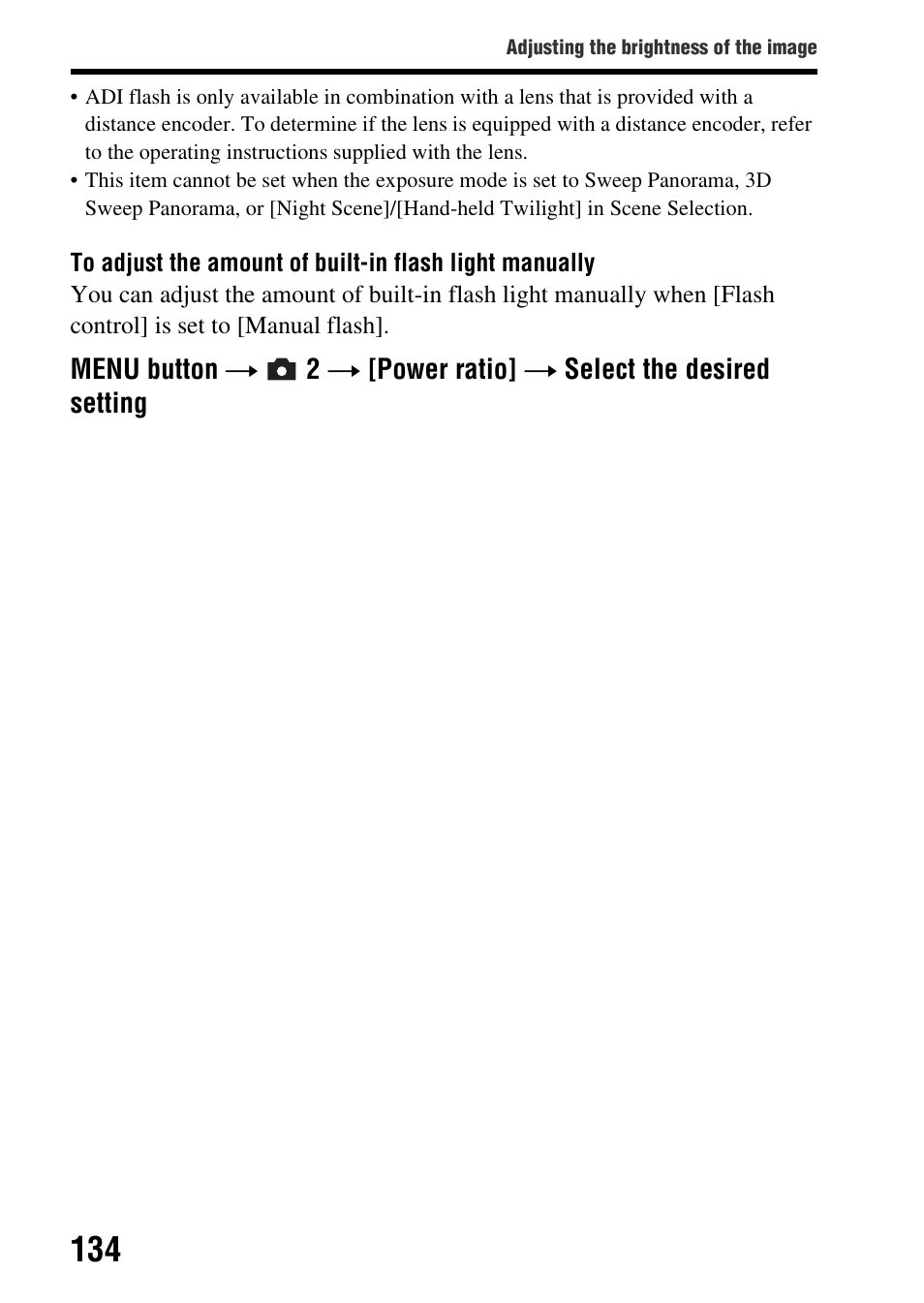 O (134) | Sony SLT-A77VM User Manual | Page 134 / 242
