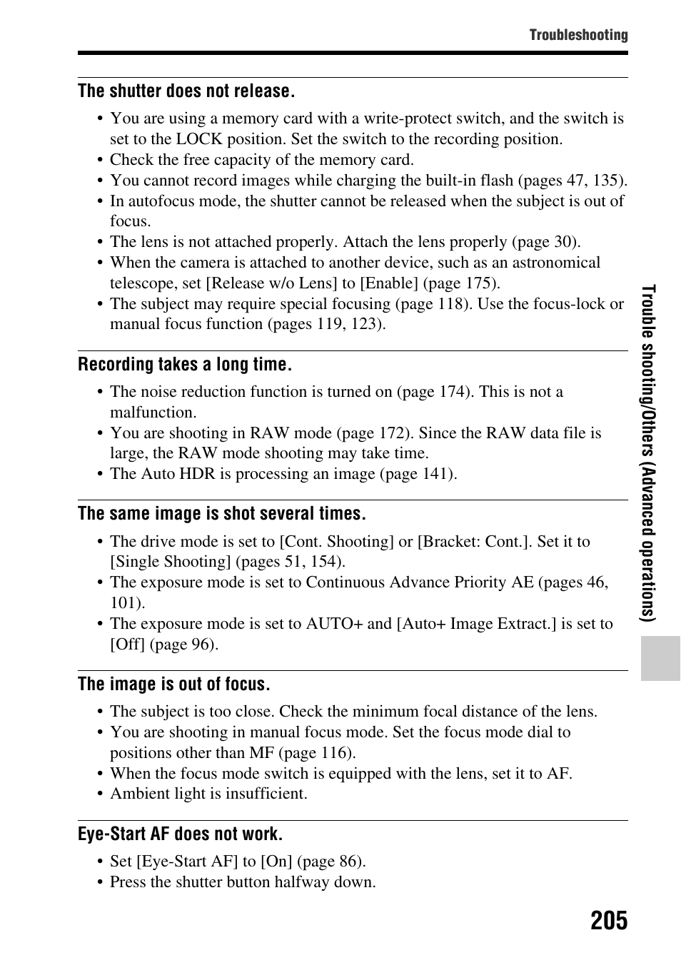 Sony SLT-A77VM User Manual | Page 205 / 242