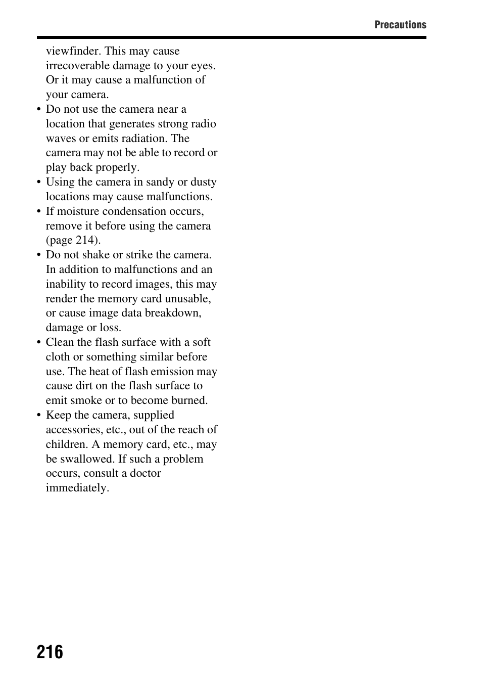 Sony SLT-A77VM User Manual | Page 216 / 242