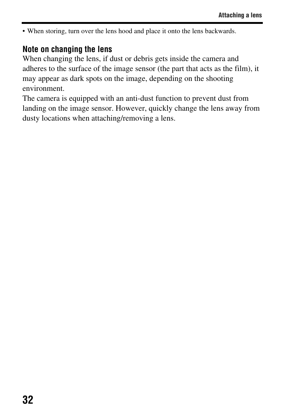 Sony SLT-A77VM User Manual | Page 32 / 242