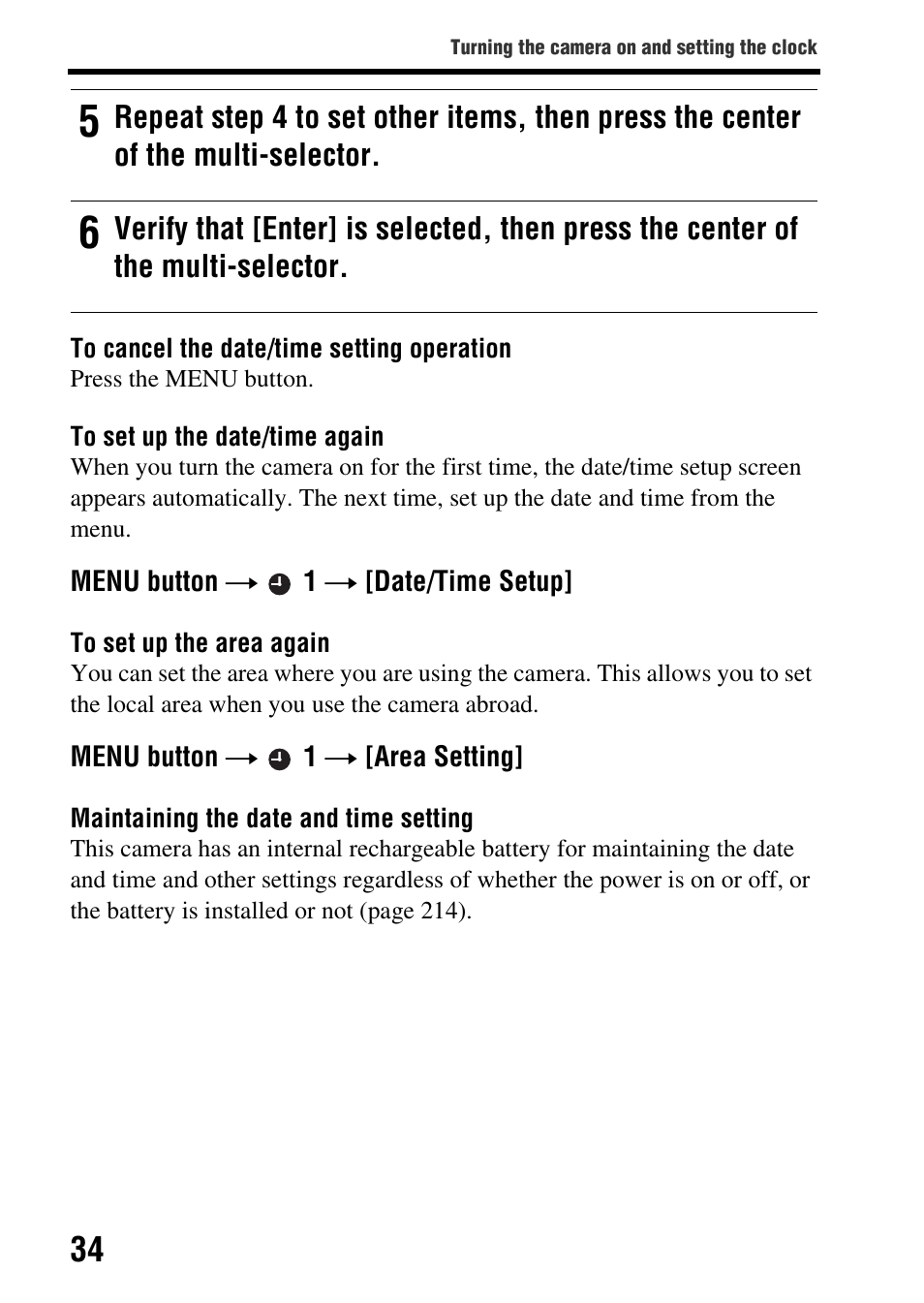 Sony SLT-A77VM User Manual | Page 34 / 242