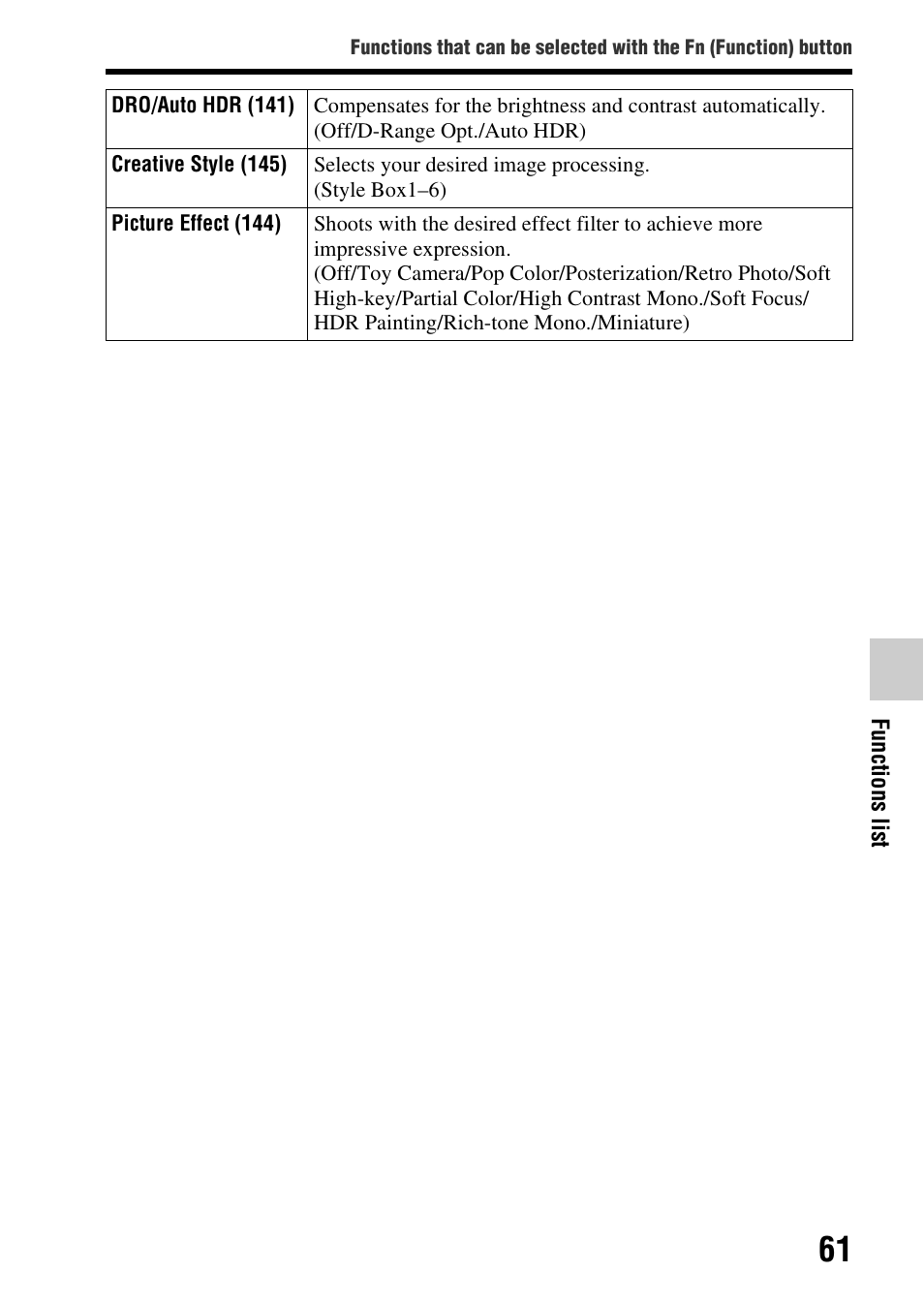 Sony SLT-A77VM User Manual | Page 61 / 242