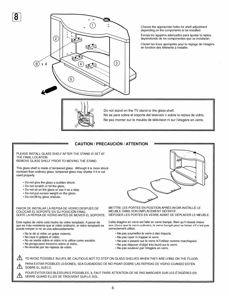 A a a | Sony SU-TS1U User Manual | Page 6 / 14