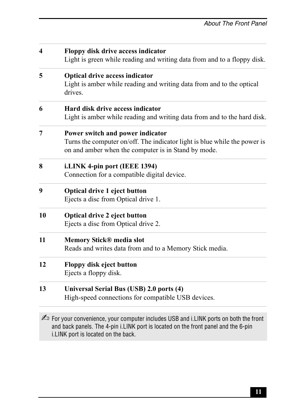 Sony PCV-RX860 User Manual | Page 11 / 80