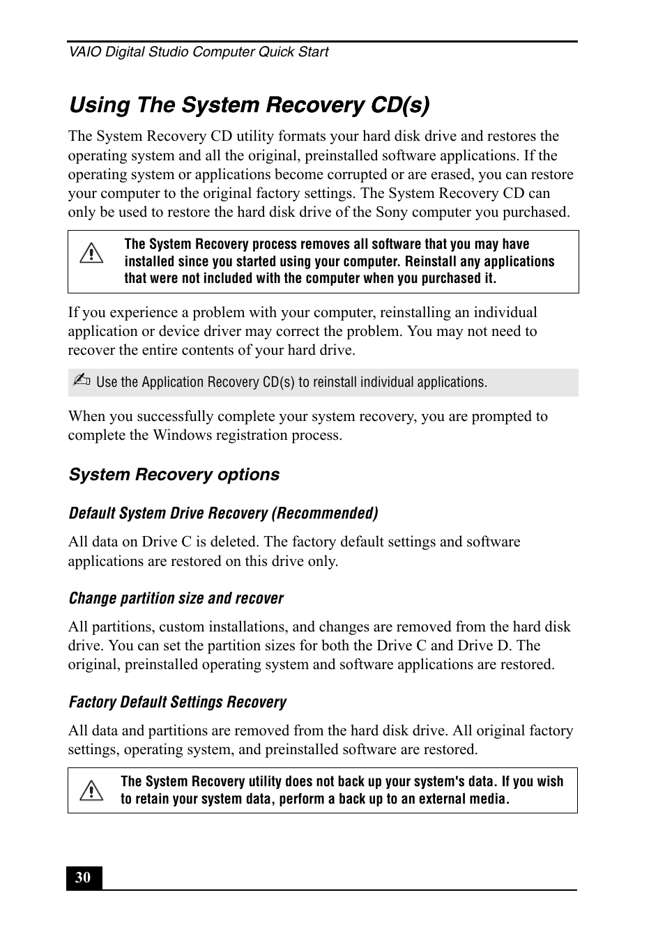 Sony PCV-RX860 User Manual | Page 30 / 80