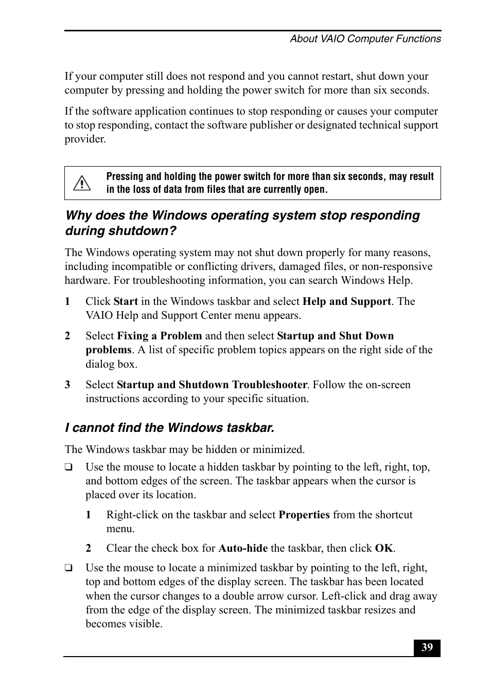 Sony PCV-RX860 User Manual | Page 39 / 80