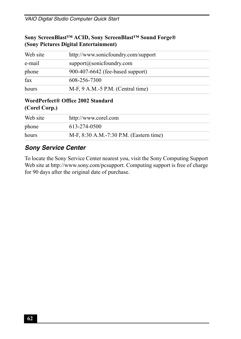 Sony PCV-RX860 User Manual | Page 62 / 80