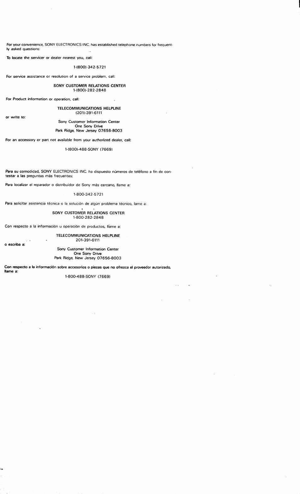 Sony SPP-71 User Manual | Page 2 / 24