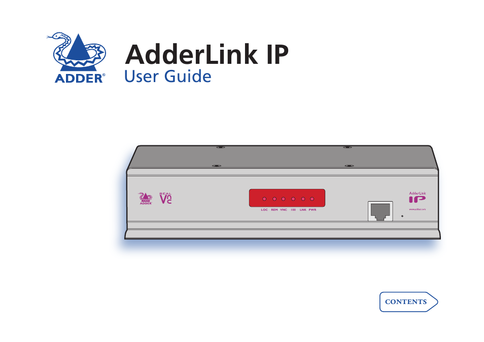 Adder Technology AdderLink IP User Manual | 64 pages