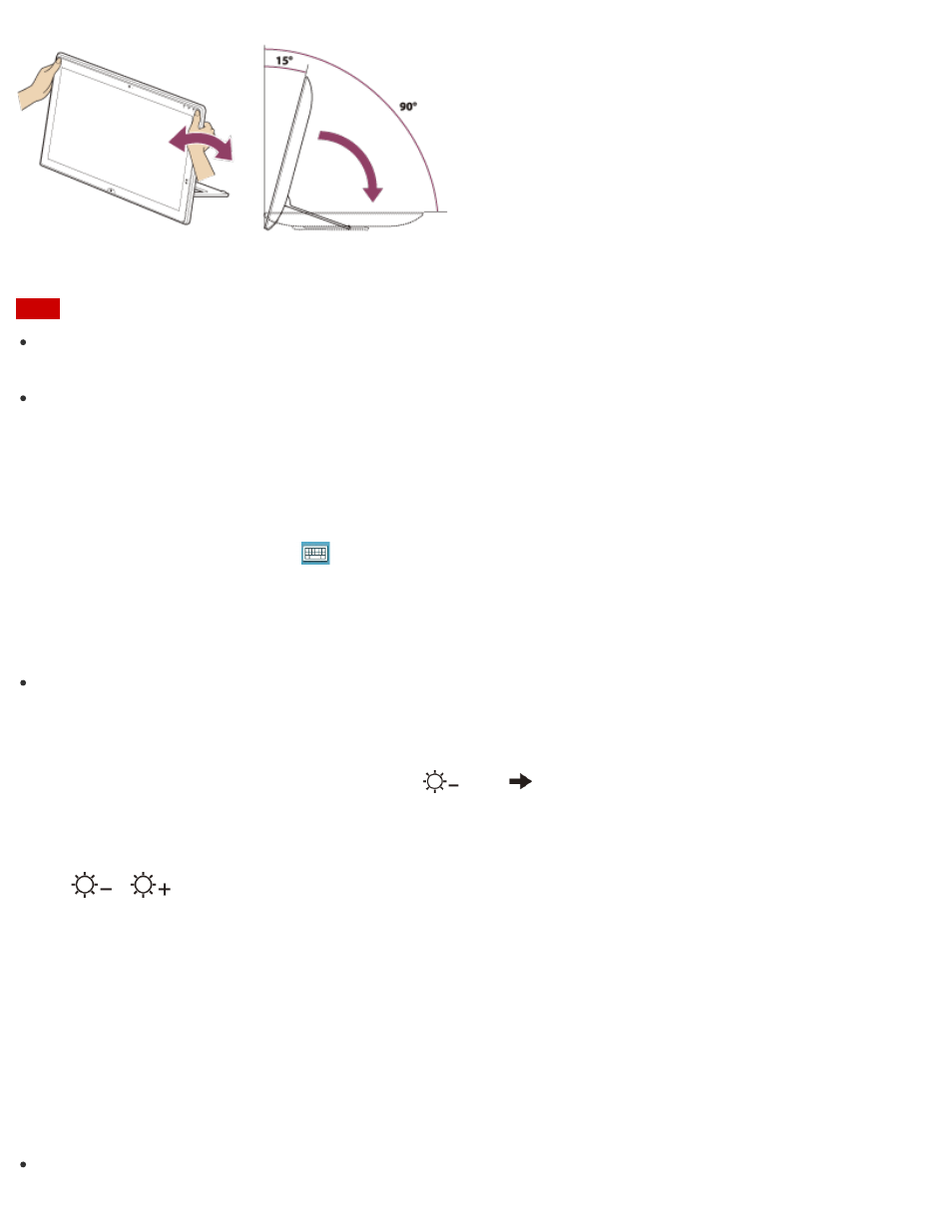 Combinations and functions with the fn key | Sony SVT212190X User Manual | Page 172 / 233