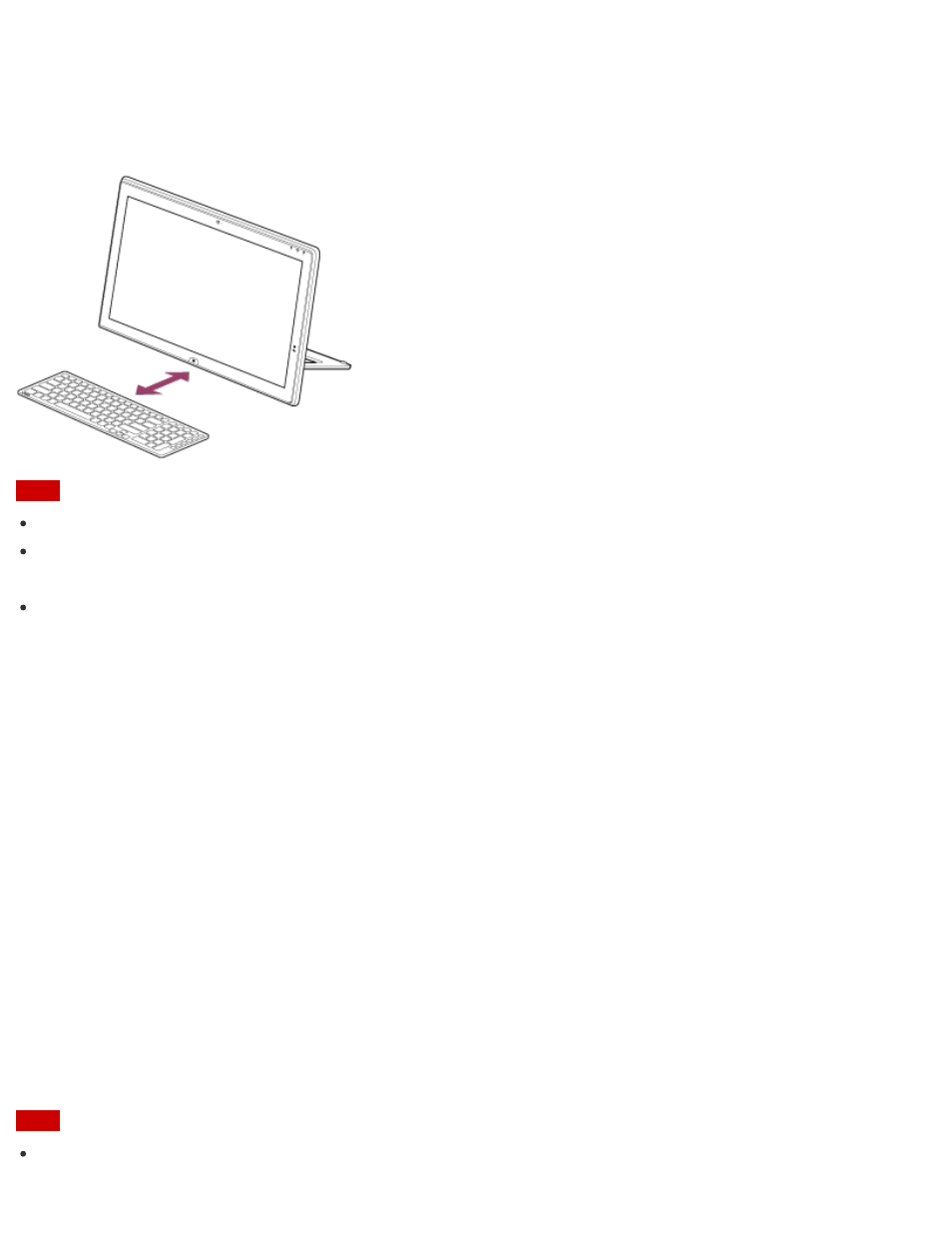 Connecting the wireless keyboard | Sony SVT212190X User Manual | Page 85 / 233