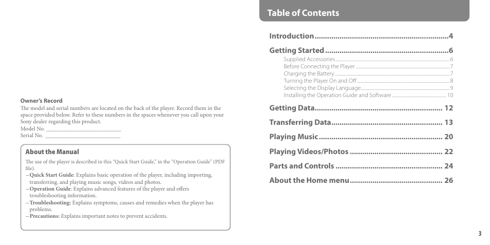 Sony NWZ-A816PNK User Manual | Page 2 / 16