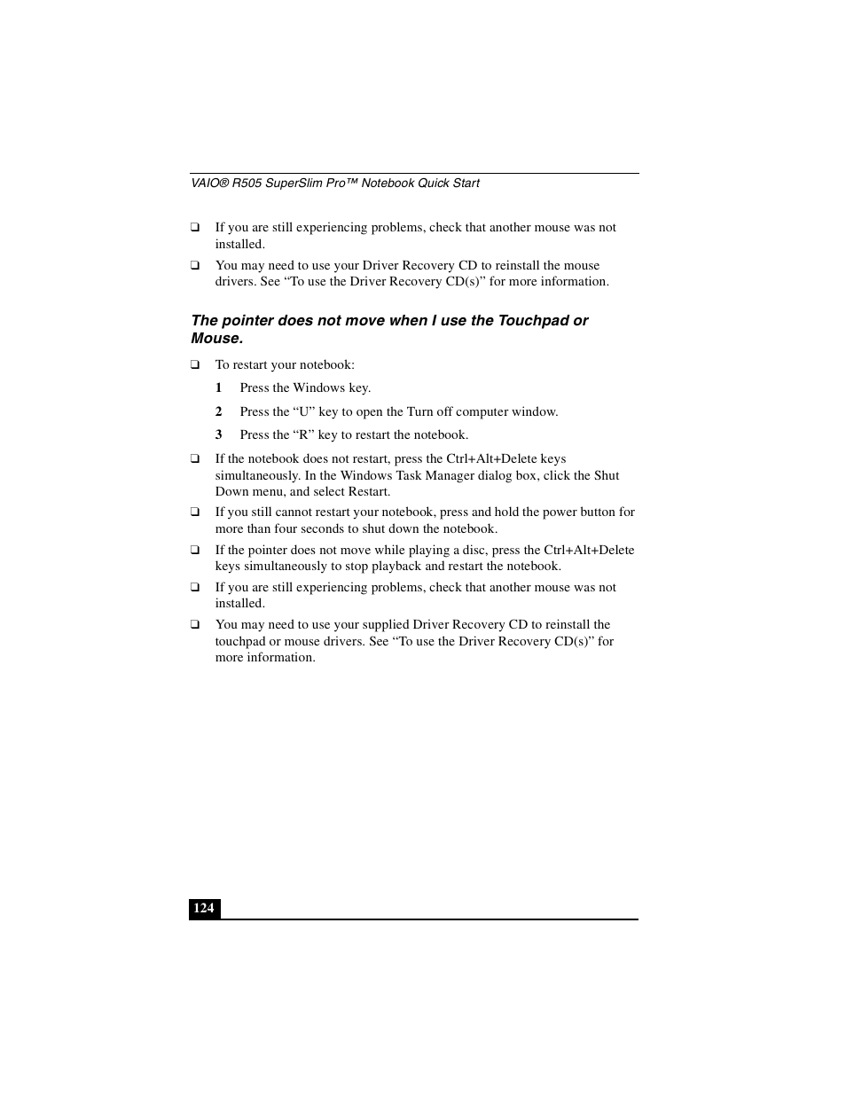 Sony PCG-R505DLP User Manual | Page 124 / 149