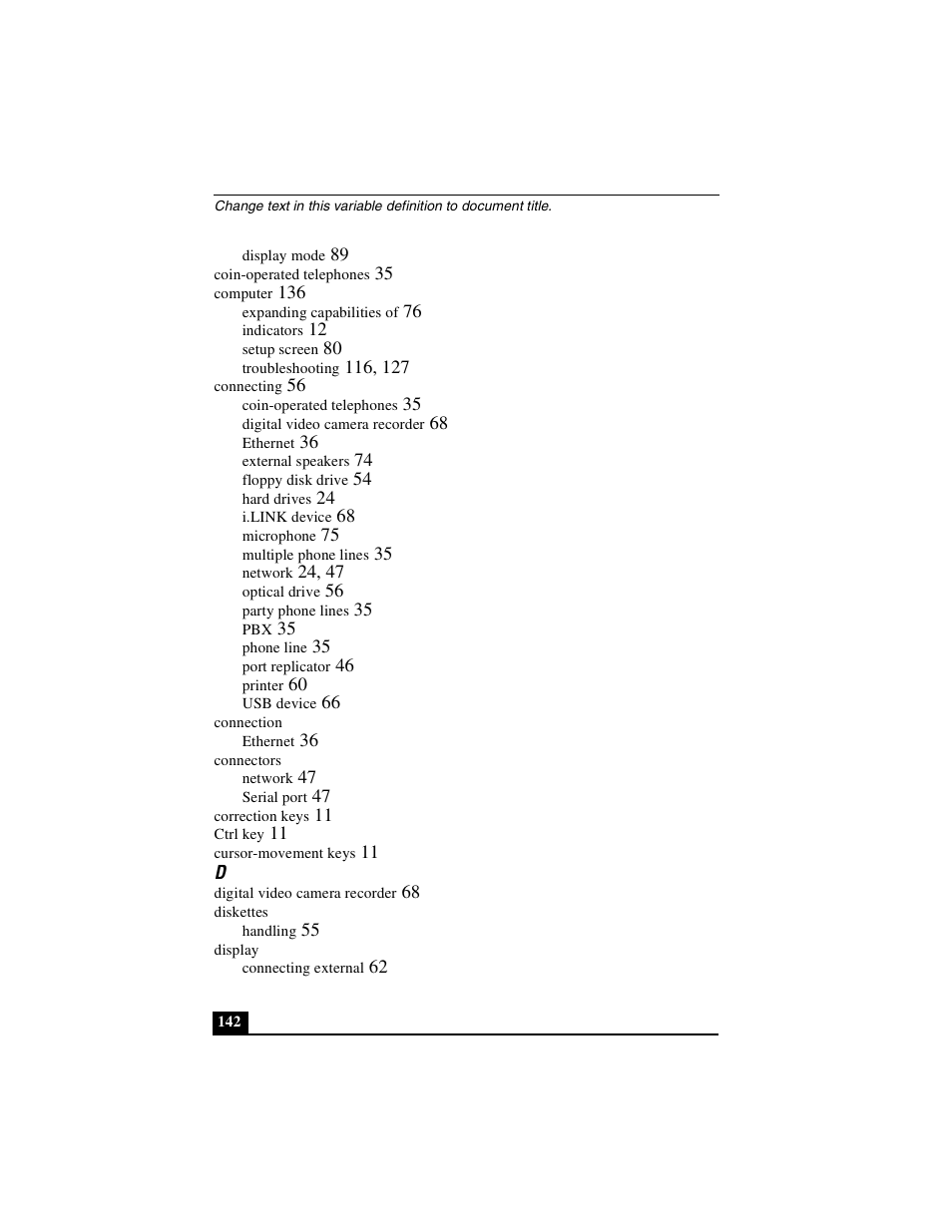 Sony PCG-R505DLP User Manual | Page 142 / 149