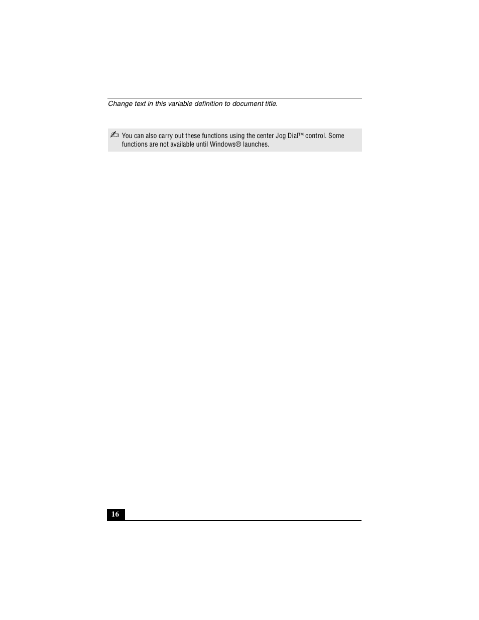 Sony PCG-R505DLP User Manual | Page 16 / 149