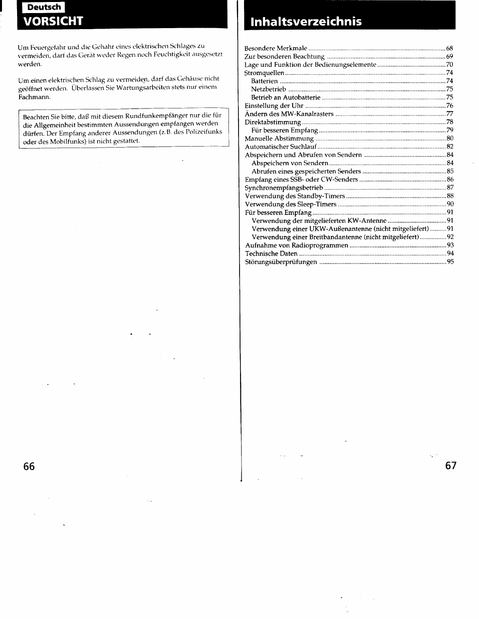 Sony ICF-SW7600G User Manual | Page 34 / 80