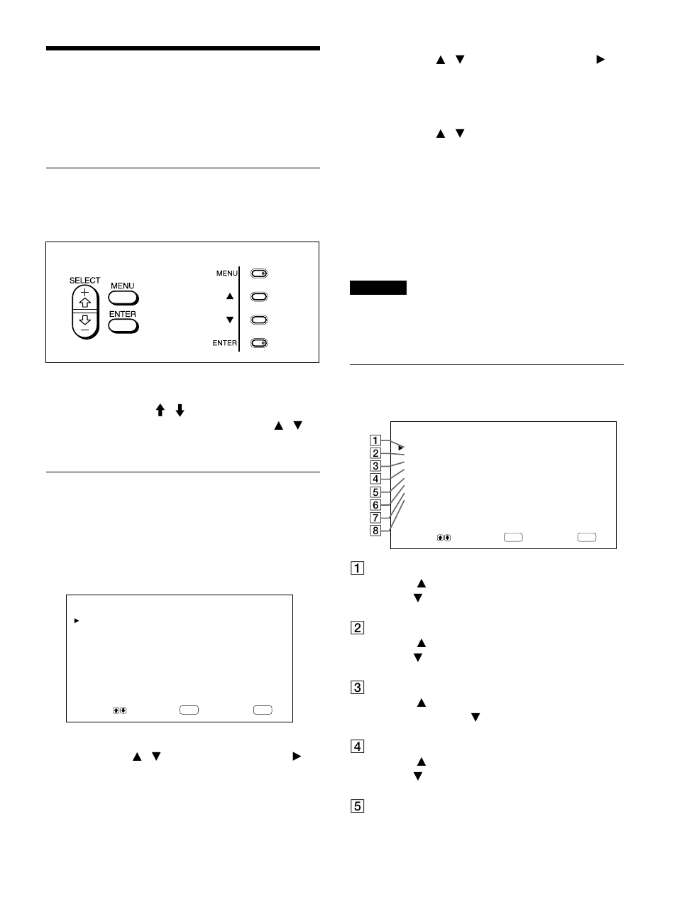 Utilisation des menus d’affichage, Exploitation des menus, Guide de menu | Touches d’exploitation des menus, Configuration des menus, Menu ctrl image, Ce menu sert au réglage de l’image | Sony PFM-42B1S User Manual | Page 119 / 294