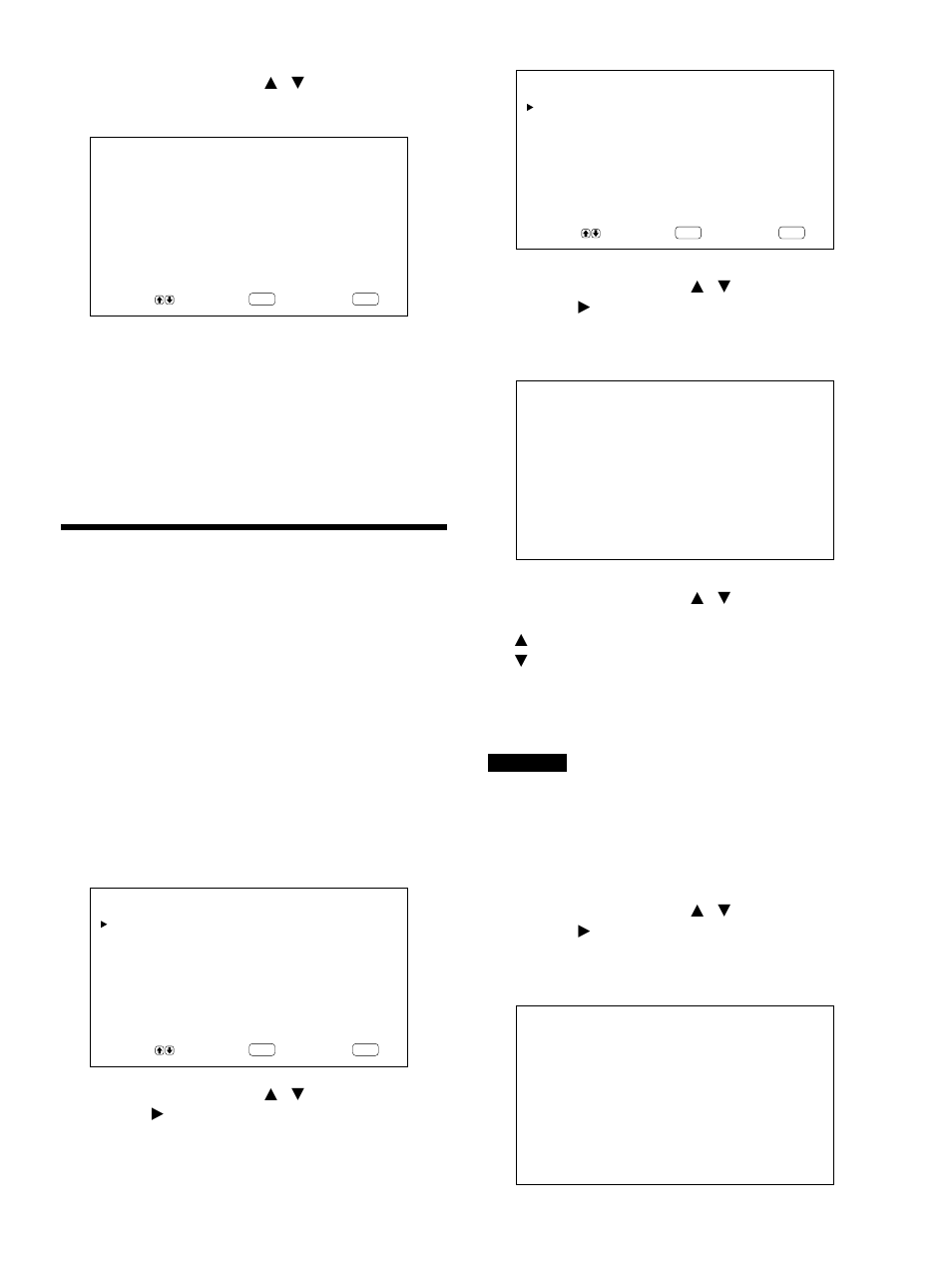 Redimensionnement et positionnement de l’image, Réglage de la taille de l’image, Appuyez sur les touches v / v. “non” devient “oui | Sony PFM-42B1S User Manual | Page 129 / 294