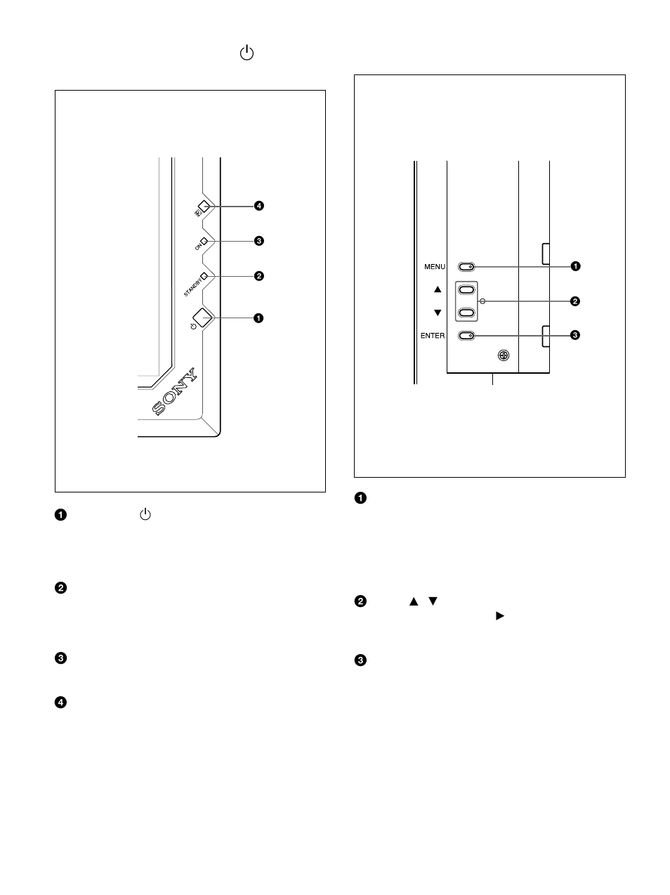 Steuertastenbereich (rückseite) | Sony PFM-42B1S User Manual | Page 156 / 294