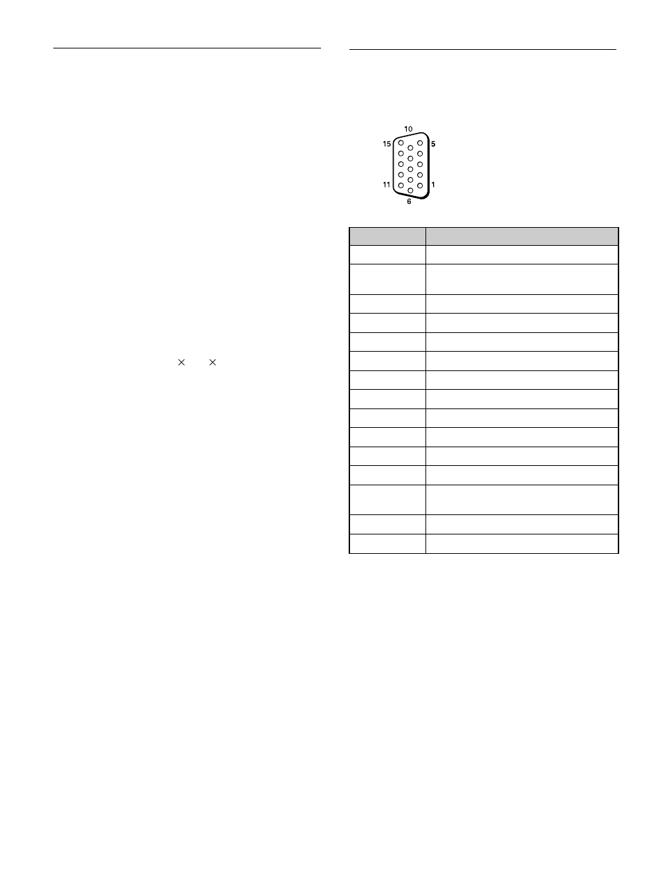 Allgemeines, Stiftbelegung | Sony PFM-42B1S User Manual | Page 196 / 294