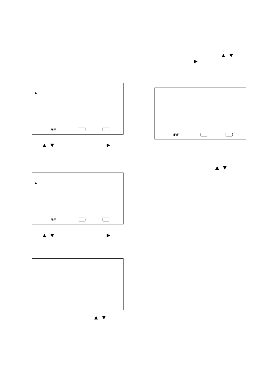 Conmutación del modo de visualización, Ajuste de la hora, Visualización de “closed captions” (títulos) | Pulse menu. vuelve a aparecer el menú config (1/2) | Sony PFM-42B1S User Manual | Page 220 / 294