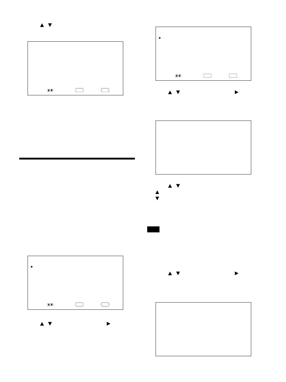 Cambio del tamaño y posición de la imagen, Cambio de tamaño de la imagen, Pulse v / v. “no” cambia a “sí | Sony PFM-42B1S User Manual | Page 225 / 294