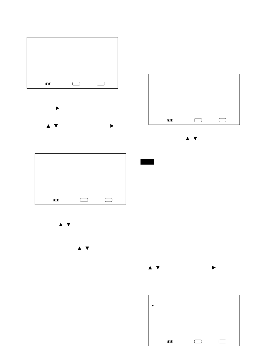 Cambio automático de la posición de la imagen, Cuando selecciona auto, aparece el siguiente menú | Sony PFM-42B1S User Manual | Page 233 / 294