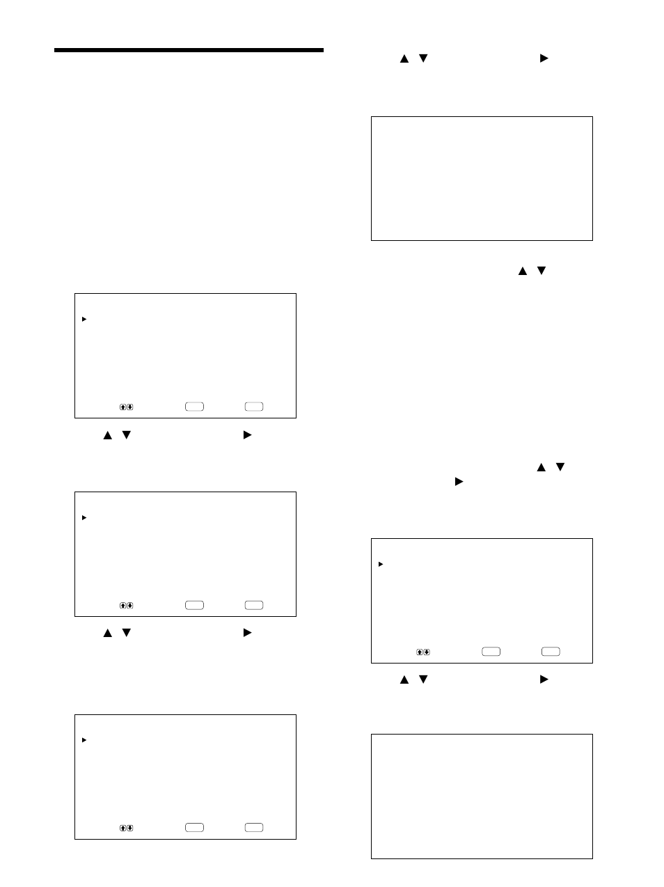 Ajuste del remoto serie (sólo en pfm-42b2/42b2e), Ajuste de la velocidad en baudios, Función menu | Pulse menu. el menú vuelve al menú config (2/2), Pueden ajustarse los controles remotos en serie | Sony PFM-42B1S User Manual | Page 238 / 294