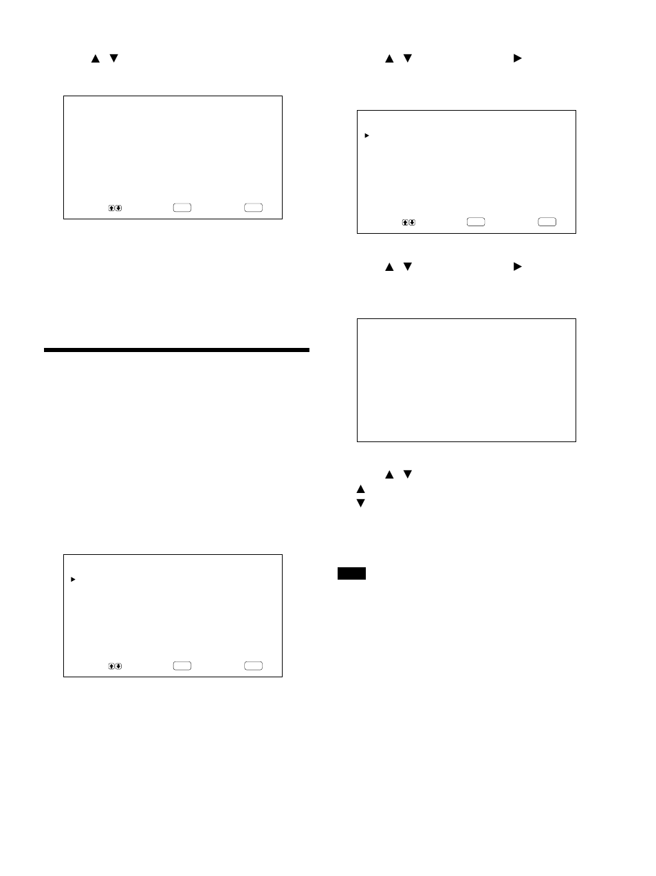 Resizing and positioning the picture, Resizing the picture, Press v / v. “no” changes to “yes | Press enter. the menu returns to the pic size menu | Sony PFM-42B1S User Manual | Page 81 / 294