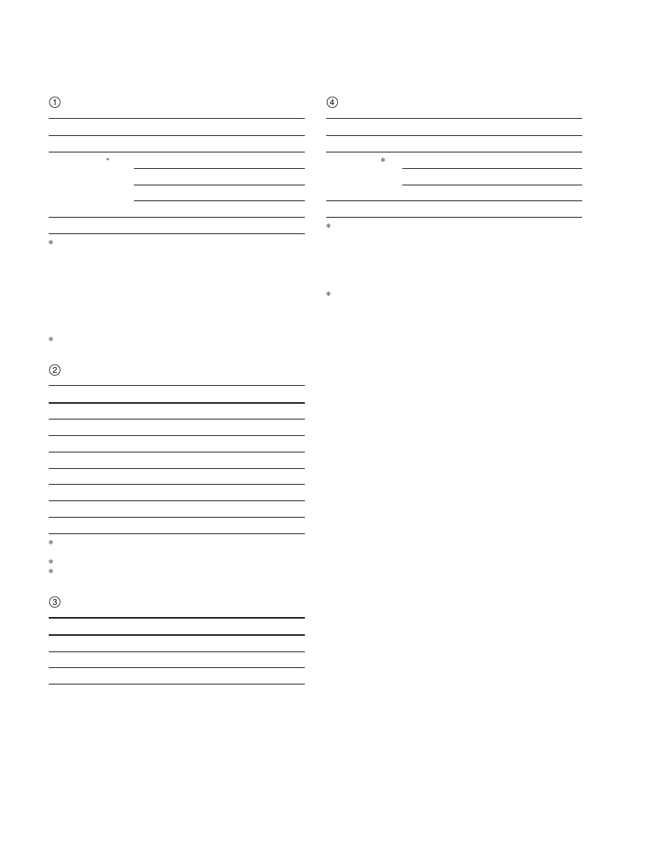 C) answer message 1 control answer, 2 enquiry answer (complete), 3 enquiry answer (command cancel) | 4 error answer | Sony KLH-W32 User Manual | Page 6 / 28