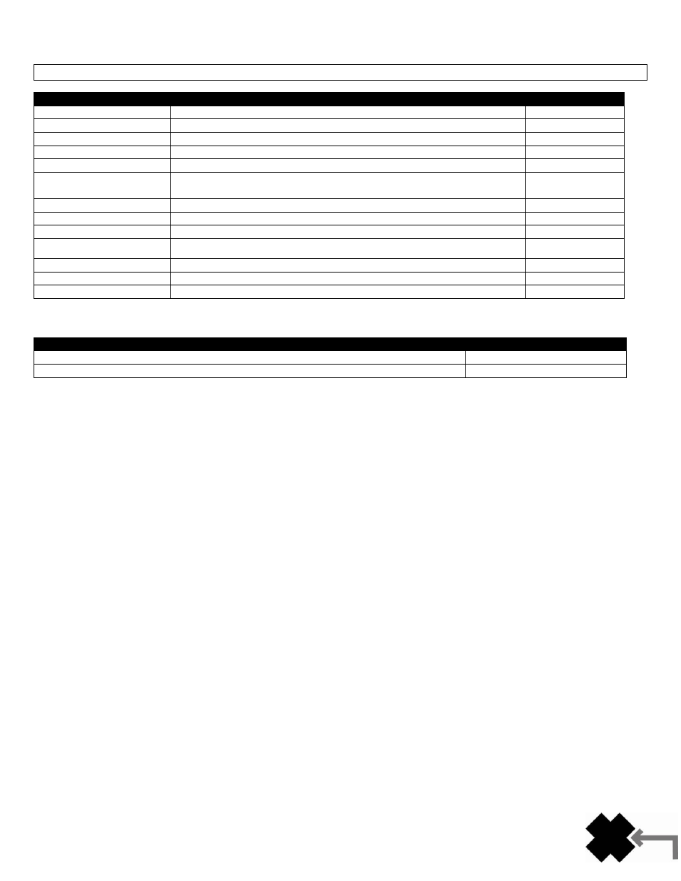 Sm-2 parts list, Accessories | ACR Electronics SM-2 User Manual | Page 6 / 11