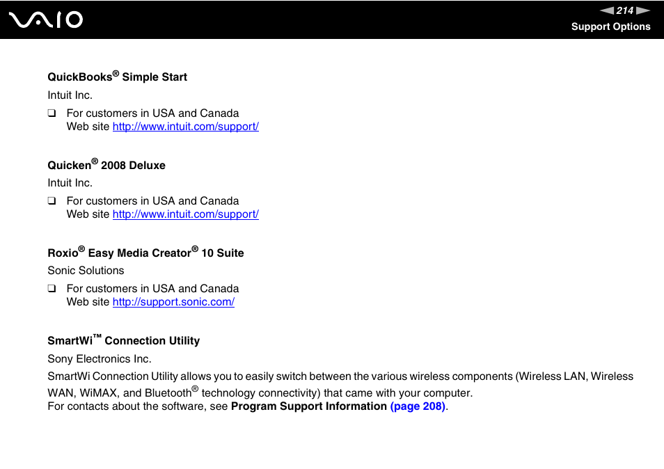 Sony VGN-SR190ECJ User Manual | Page 214 / 222