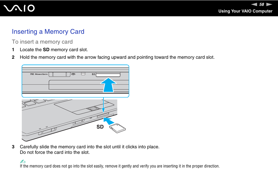 Sony VGN-SR190ECJ User Manual | Page 58 / 222