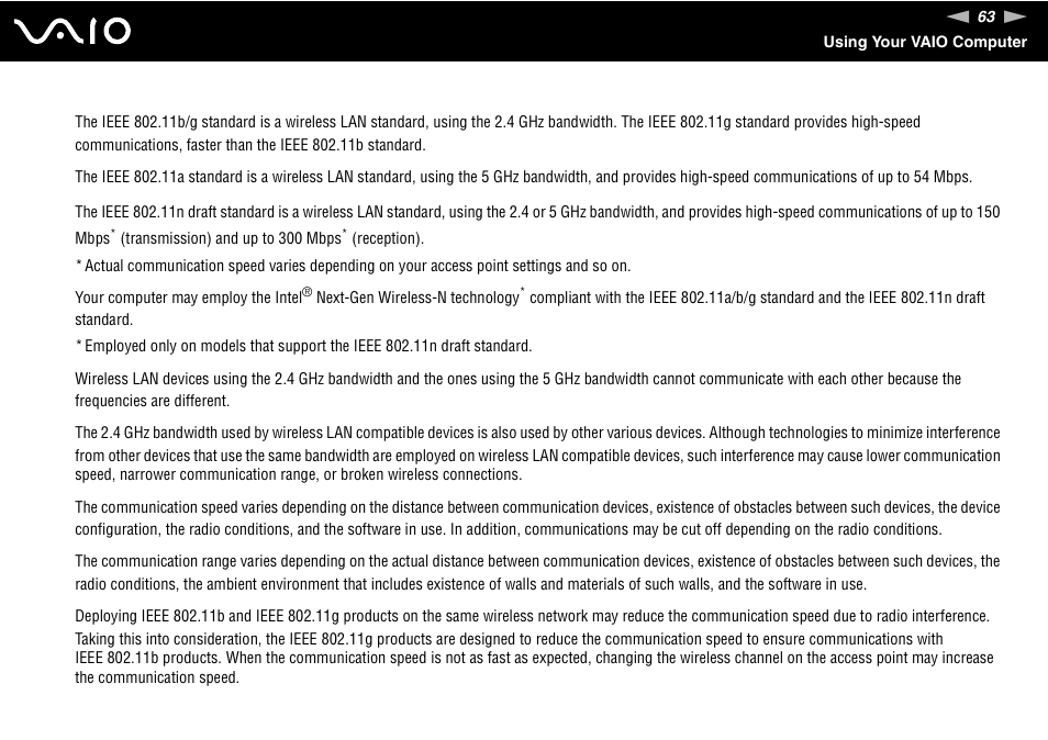 Sony VGN-SR190ECJ User Manual | Page 63 / 222