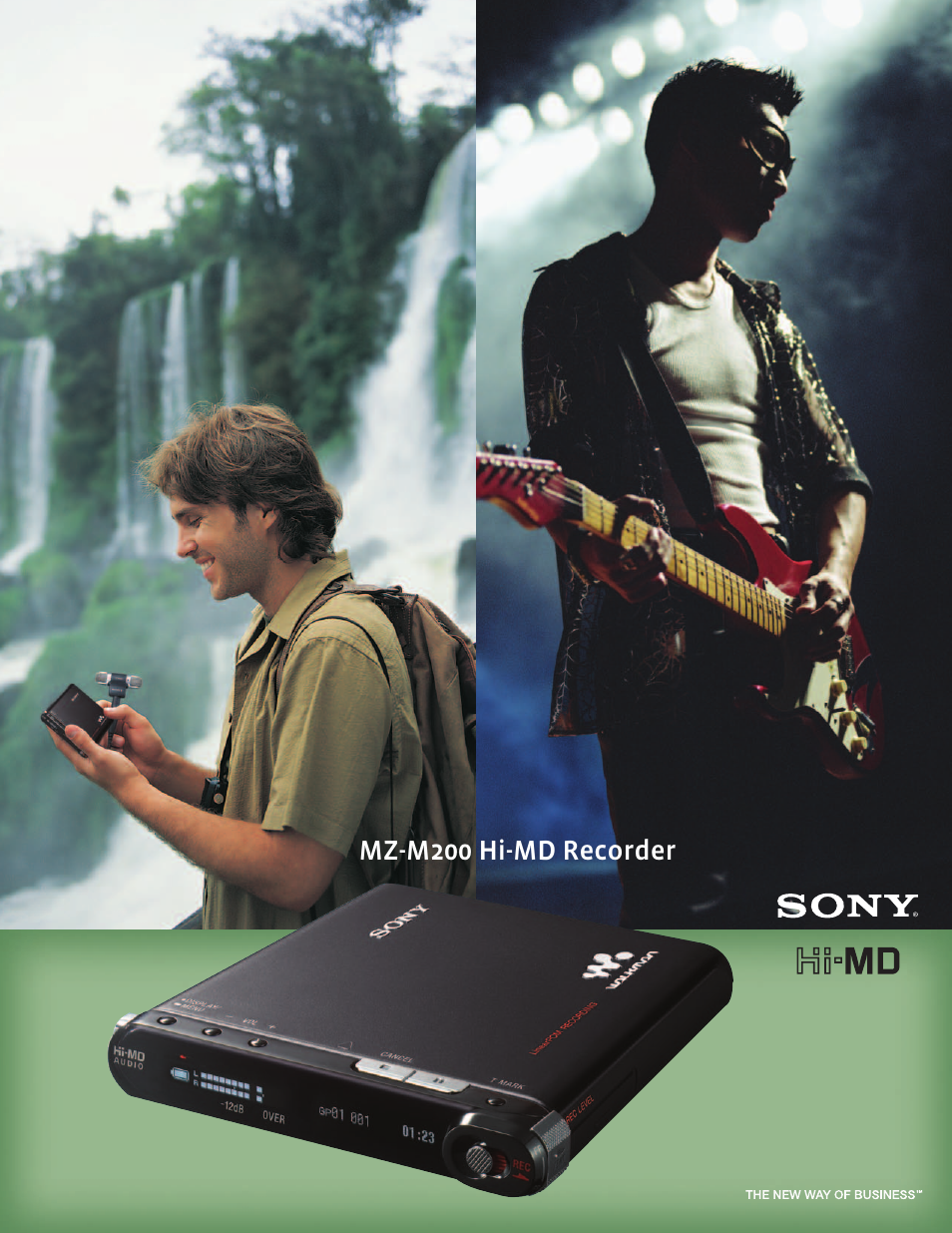 Sony MZ-M200 User Manual | 4 pages