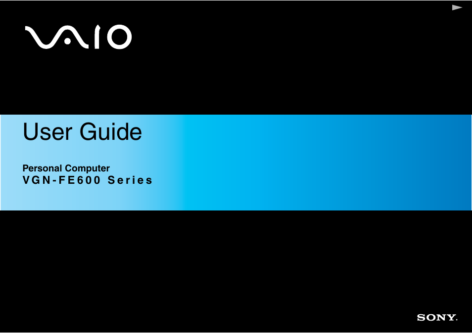 Sony VGN-FE680G User Manual | 195 pages