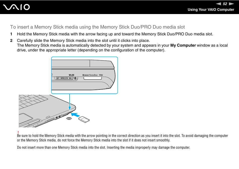 Sony VGN-FE680G User Manual | Page 52 / 195