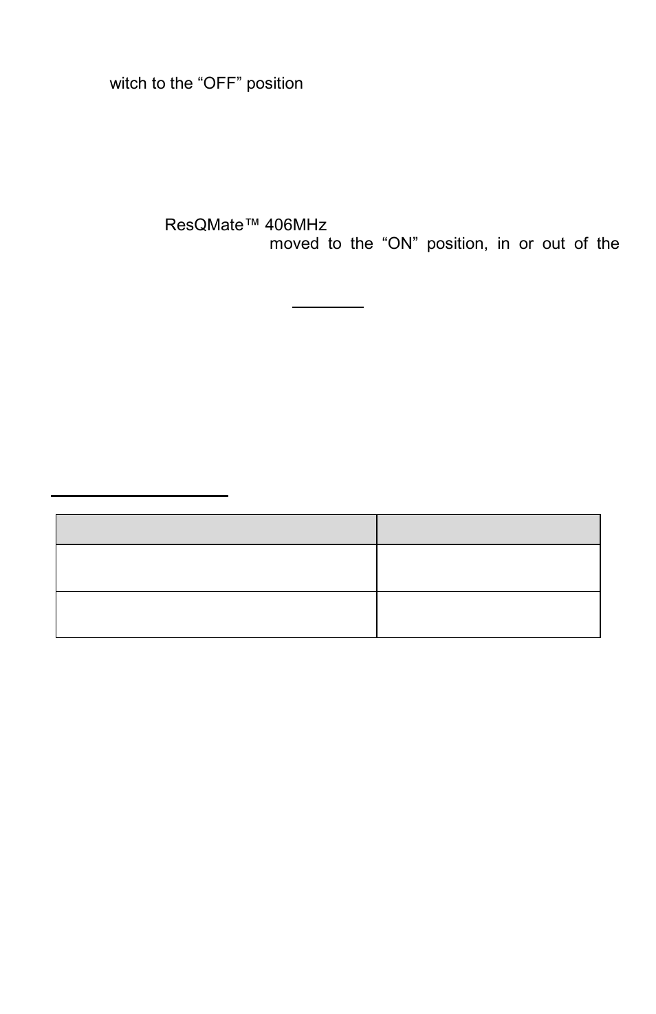 ACR Electronics ResQMate RLB-40 User Manual | Page 12 / 20