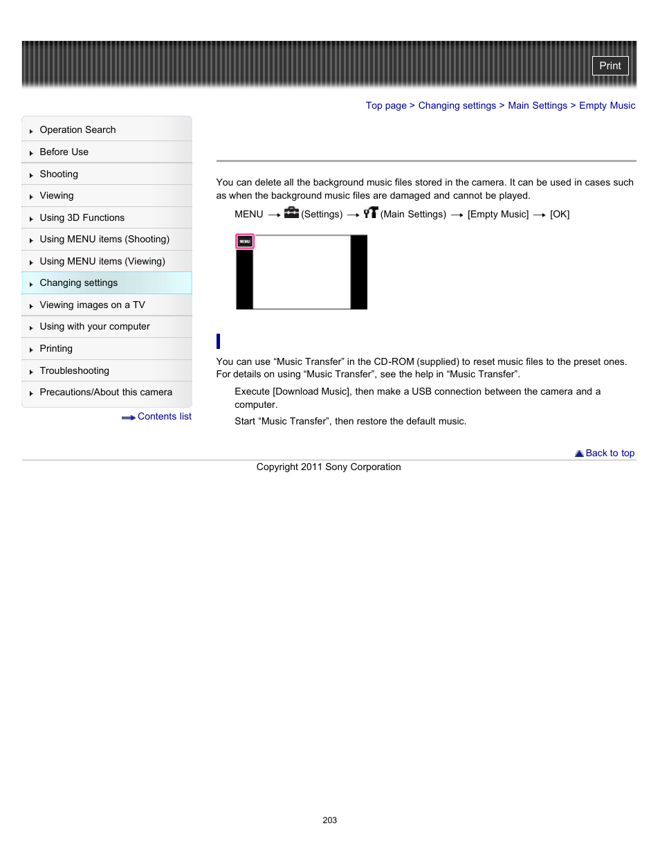 Empty music, Details | Sony DSC-TX55 User Manual | Page 203 / 275