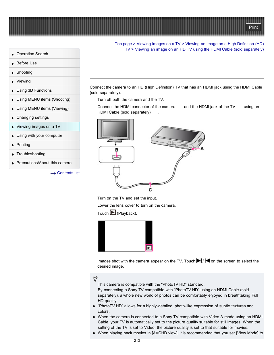 Sony DSC-TX55 User Manual | Page 213 / 275