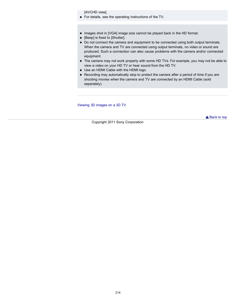 Sony DSC-TX55 User Manual | Page 214 / 275