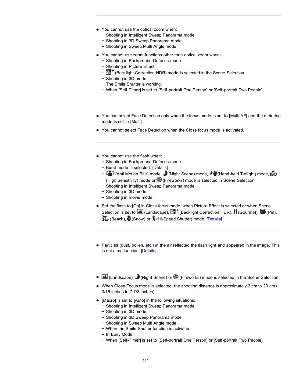 Sony DSC-TX55 User Manual | Page 242 / 275