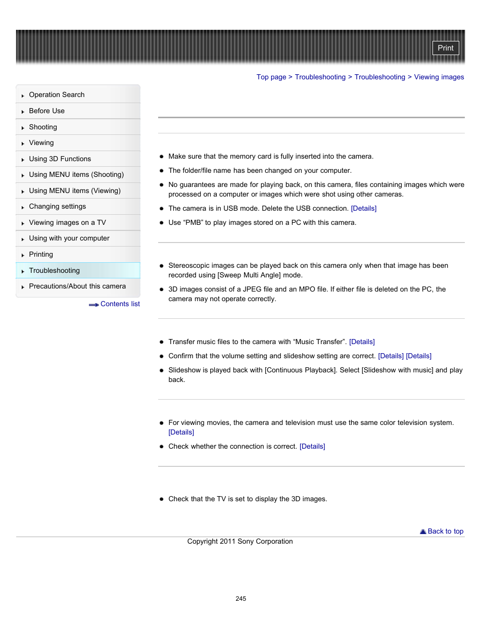 Viewing images | Sony DSC-TX55 User Manual | Page 245 / 275