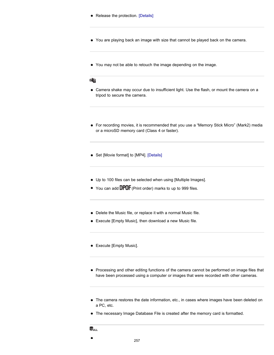 Sony DSC-TX55 User Manual | Page 257 / 275