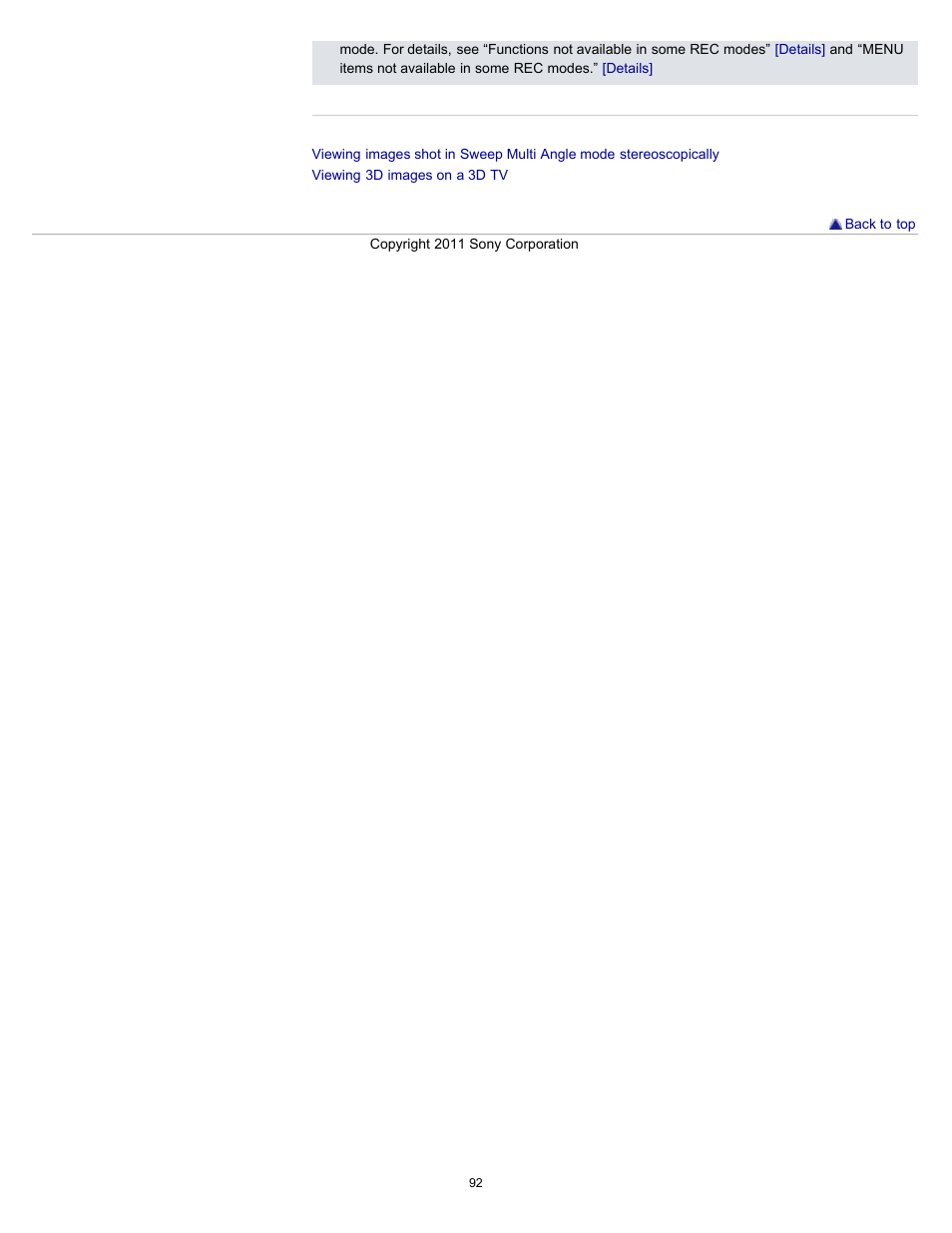 Sony DSC-TX55 User Manual | Page 92 / 275