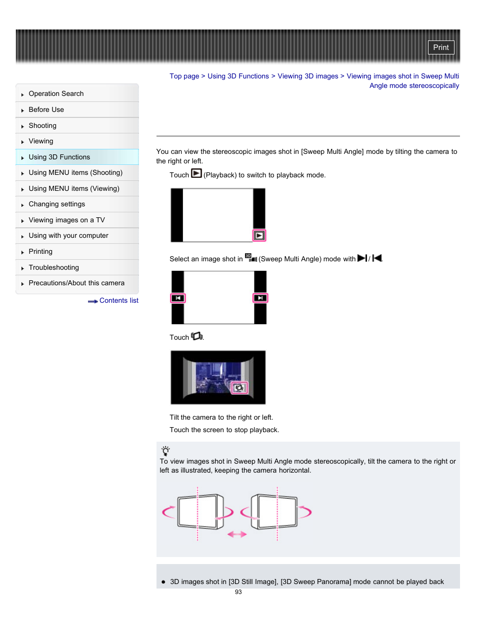 Sony DSC-TX55 User Manual | Page 93 / 275