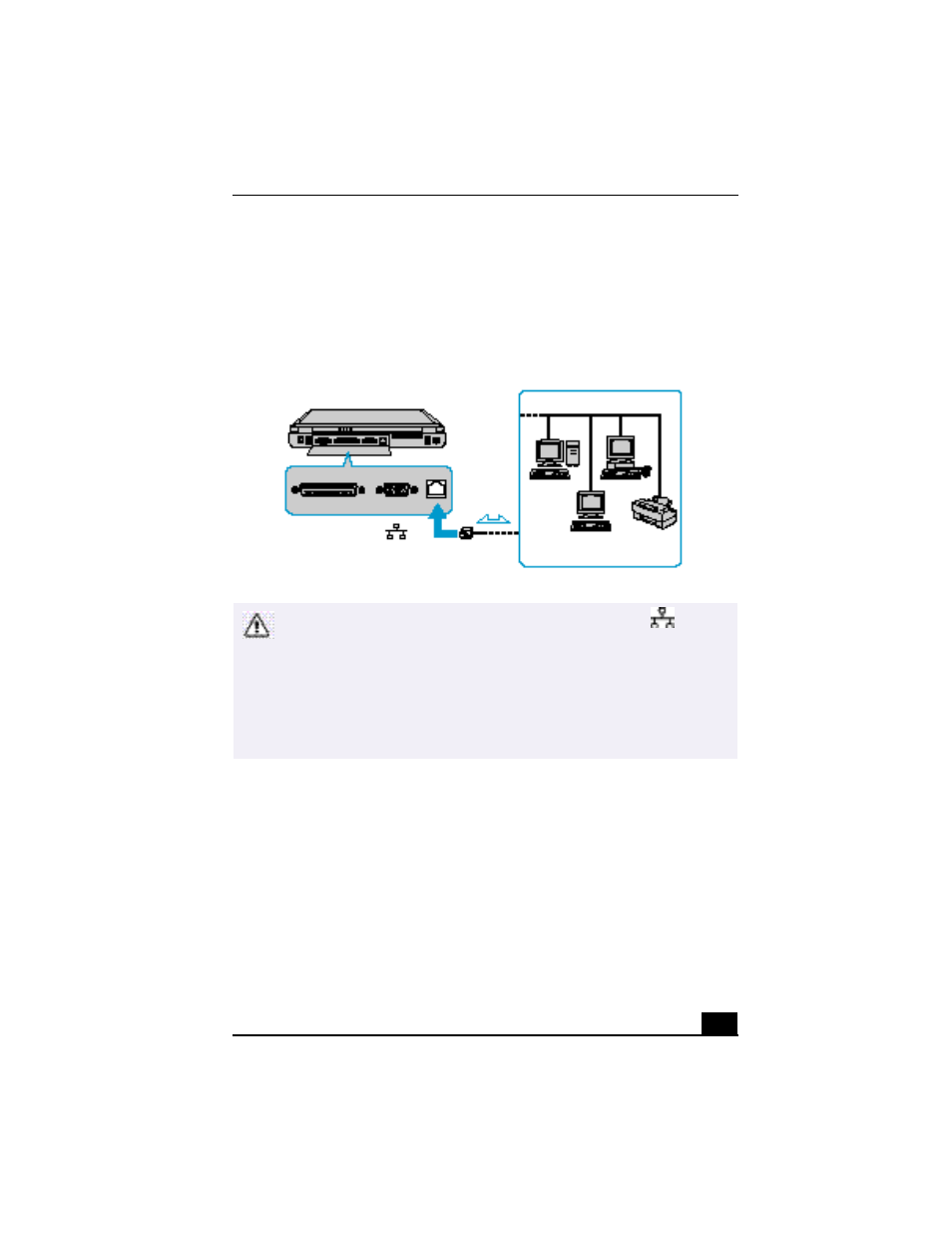 Connecting to the local area network (lan) | Sony PCG-FX120K User Manual | Page 61 / 136