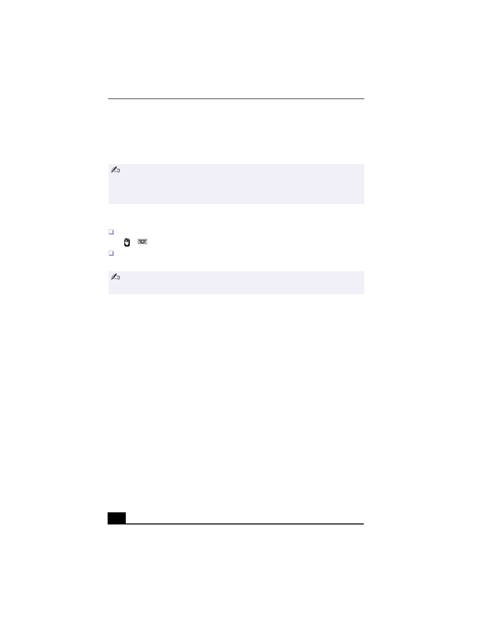 Connecting an external mouse or keyboard | Sony PCG-FX120K User Manual | Page 68 / 136